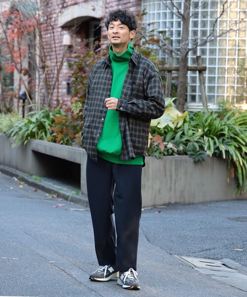 B:MING by BEAMS(ビーミングバイビームス)の「B:MING by BEAMS / ツイル チェック レギュラーカラー シャツ(シャツ/ブラウス・メンズ・ネイビー/ベージュ/グリーン・SMALL/MEDIUM/LARGE/X-LARGE)」の7枚目の写真