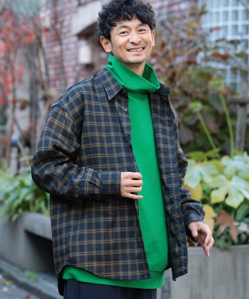 B:MING by BEAMS(ビーミングバイビームス)の「B:MING by BEAMS / ツイル チェック レギュラーカラー シャツ(シャツ/ブラウス・メンズ・ネイビー/ベージュ/グリーン・SMALL/MEDIUM/LARGE/X-LARGE)」の15枚目の写真