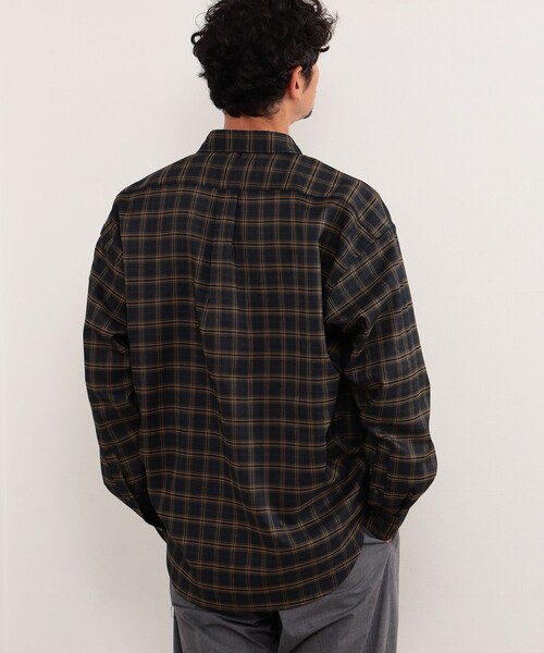 B:MING by BEAMS(ビーミングバイビームス)の「B:MING by BEAMS / ツイル チェック レギュラーカラー シャツ(シャツ/ブラウス・メンズ・ネイビー/ベージュ/グリーン・SMALL/MEDIUM/LARGE/X-LARGE)」の16枚目の写真