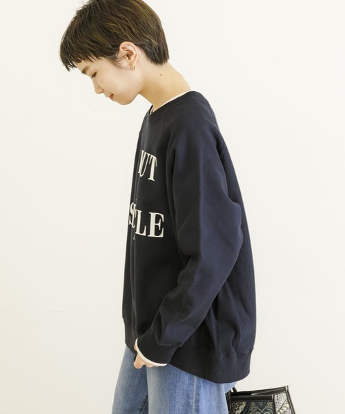 URBAN RESEARCH WAVEUNION ネイビー スウェット（アーバン