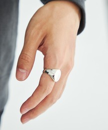 wakan silver smith シグネットリング WAKAN SILVER SMITH Oval signet ring -MORLS-