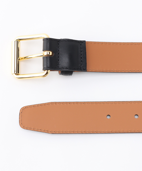 IENA(イエナ)の「【MAISON BOINET/メゾンボワネ】レザーベルト(ベルト・レディース・ブラック・80/85)」の3枚目の写真