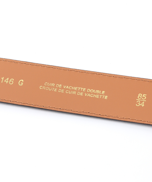 IENA(イエナ)の「【MAISON BOINET/メゾンボワネ】レザーベルト(ベルト・レディース・ブラック・80/85)」の4枚目の写真