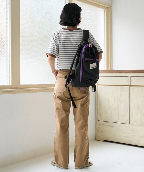 FREAK'S STORE(フリークスストア)の「ぺインター パンツ/ ベイカーパンツ(カーゴパンツ・レディース・ピンク/ブラック/キャメル/オフホワイト/ネイビー/オリーブ/ライトピンク/サックスブルー・MEDIUM/SMALL)」の19枚目の写真