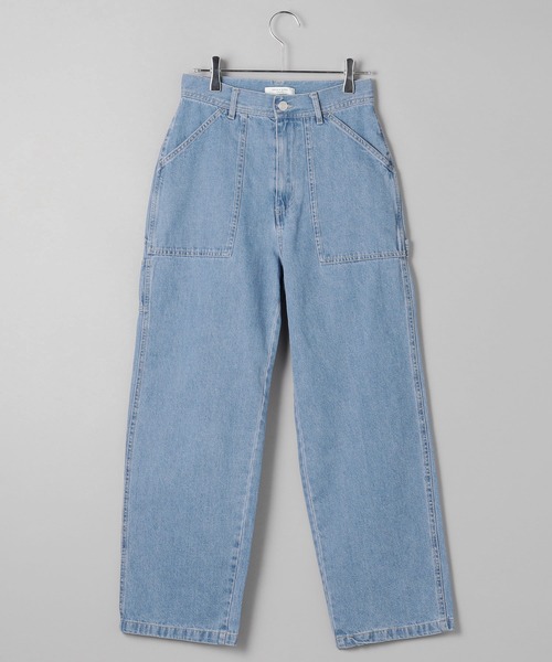 FREAK'S STORE(フリークスストア)の「ぺインター パンツ/ ベイカーパンツ(カーゴパンツ・レディース・ピンク/ブラック/キャメル/オフホワイト/ネイビー/オリーブ/ライトピンク/サックスブルー・MEDIUM/SMALL)」の10枚目の写真