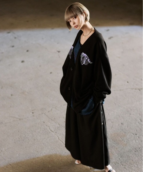 ✨希少 0658 ゼロロクゴーハチ 日本製 近年 最上もが デザイナー 0658/ゼロロクゴーハチ/3D-Tiger cardigan