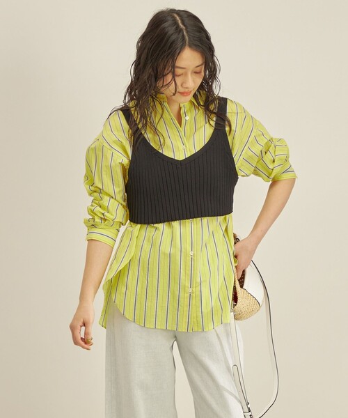 SHIPS（シップス）の「〈手洗い可能〉ニット リブ ビスチェ（ベスト