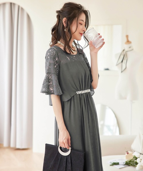 PRADA フリル付きグレー ドレス 38 PRADA フリル付きグレー ドレス 38 楽天市場】カラードレス ロング