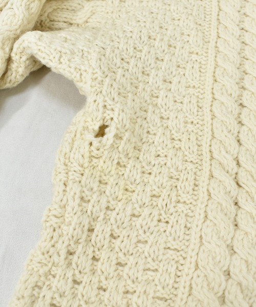 CARRAIG DONN（キャレイグドン）の「【ヴィンテージ古着】CARRAIG DONN / キャレイグ ドン アランニットセーター アイルランド製（ニット/セーター・メンズ・ナチュラル・X-SMALL）」の4枚目の写真