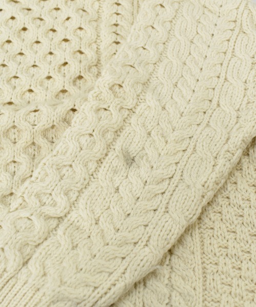 CARRAIG DONN（キャレイグドン）の「【ヴィンテージ古着】CARRAIG DONN / キャレイグ ドン アランニットセーター アイルランド製（ニット/セーター・メンズ・ナチュラル・X-SMALL）」の6枚目の写真
