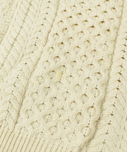 CARRAIG DONN（キャレイグドン）の「【ヴィンテージ古着】CARRAIG DONN / キャレイグ ドン アランニットセーター アイルランド製（ニット/セーター・メンズ・ナチュラル・X-SMALL）」の7枚目の写真