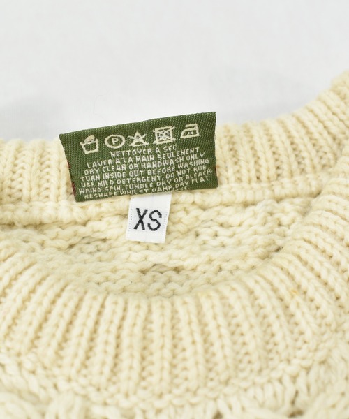 CARRAIG DONN（キャレイグドン）の「【ヴィンテージ古着】CARRAIG DONN / キャレイグ ドン アランニットセーター アイルランド製（ニット/セーター・メンズ・ナチュラル・X-SMALL）」の9枚目の写真