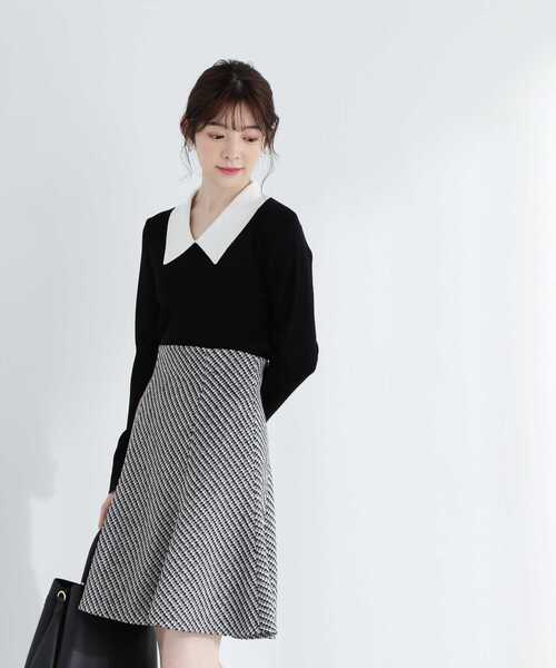 PROPORTION BODY DRESSING（プロポーションボディドレッシング）の「クラシカルカラーニット / 1213170303（ニット/セーター・レディース・グレー/ブラック/オフホワイト・MEDIUM/SMALL）」の13枚目の写真