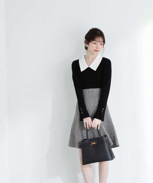 PROPORTION BODY DRESSING（プロポーションボディドレッシング）の「クラシカルカラーニット / 1213170303（ニット/セーター・レディース・グレー/ブラック/オフホワイト・MEDIUM/SMALL）」の22枚目の写真