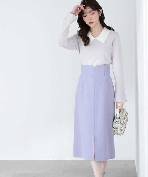 PROPORTION BODY DRESSING（プロポーションボディドレッシング）の「クラシカルカラーニット / 1213170303（ニット/セーター・レディース・グレー/ブラック/オフホワイト・MEDIUM/SMALL）」の5枚目の写真