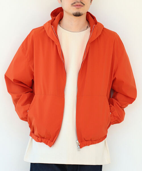 NECESSARY or UNNECESSARY(ネセサリーオアアンネセサリー)の「NECESSARY or UNNECESSARY / RFC パーカーブルゾン(ブルゾン・メンズ・ベージュ/オレンジ・MEDIUM/LARGE)」の2枚目の写真
