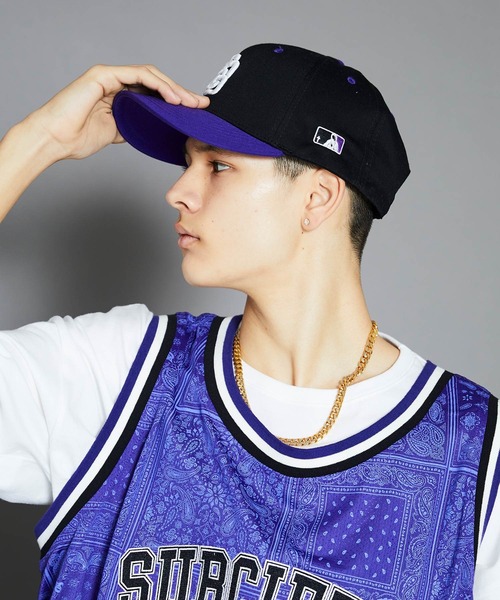 Subciety（サブサエティ）の「2-TONE SNAPBACK CAP（キャップ・メンズ・ブラック×パープル/グレー系その他/バーガンディー/チャコールグレー×ブラック・FREE）」の15枚目の写真