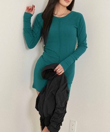 テレコリブアウトシームデザインワンピース