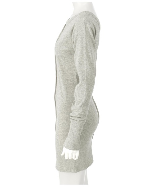 ANAP(アナップ)の「テレコリブアウトシームデザインワンピース(ワンピース・レディース・エメラルド/ブラック/グレー・FREE)」の13枚目の写真