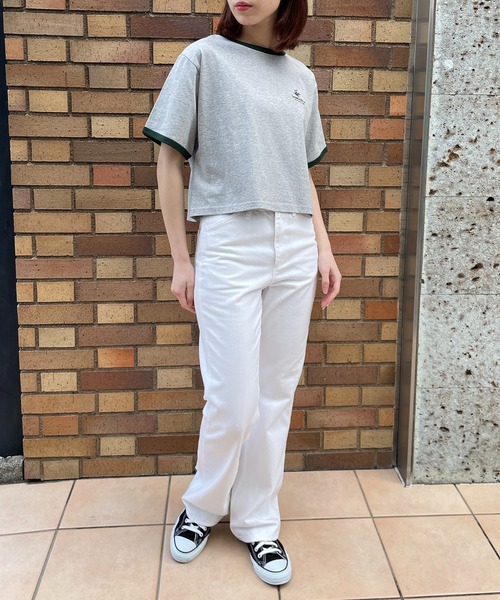 BEVERLY HILLS POLO CLUB(ビバリーヒルズポロクラブ)の「【BEVERLY HILLS POLO CLUB】リンガークロップドTシャツ 短丈 32877749/32877750(Tシャツ/カットソー・レディース・ブラック/ホワイト/ピンク/グレー/ブラック系その他2/ホワイト系その他2・M)」の17枚目の写真