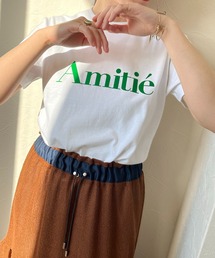AmitieフロッキーロゴTシャツ