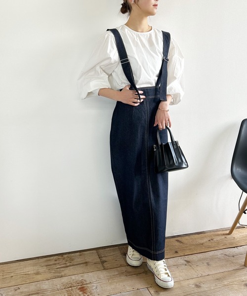 Kotoe（コトエ）の「ボリュームスリーブブラウス 長袖 ランタンスリーブ シャツ ホワイト ブラック（シャツ/ブラウス・レディース・ブラック/ホワイト・M/L）」の22枚目の写真