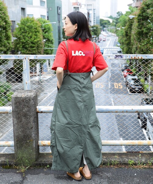 BEAMS BOY（ビームスボーイ）の「LACOSTE for BEAMS BOY / 別注 ロゴ Ｔシャツ（Tシャツ/カットソー・レディース・ホワイト/ネイビー/レッド・36/38）」の17枚目の写真