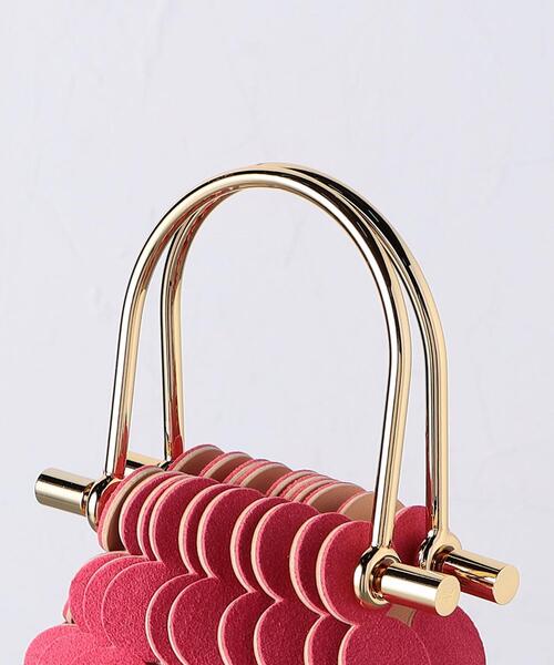 MARY AL TERNA（メアリオルターナ）の「＜MARY AL TERNA＞MOON ハンドバッグ（ハンドバッグ・レディース・ピンク/ブラック・FREE）」の11枚目の写真