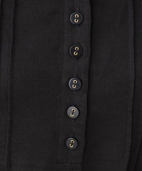 grove(グローブ)の「◆ナチュラル美人!リネン混ヨーロピアンリネンワンピース(ワンピース・レディース・ブラック/ライトベージュ/ブルー/イエロー・02/03/01/04/05)」の10枚目の写真