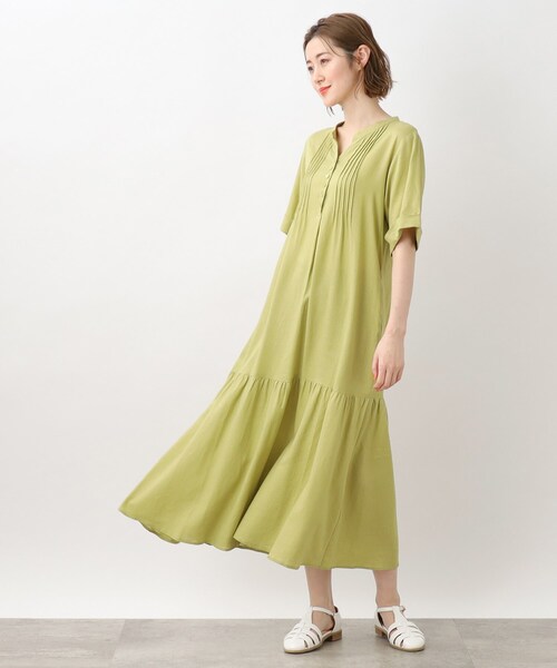 grove(グローブ)の「◆ナチュラル美人!リネン混ヨーロピアンリネンワンピース(ワンピース・レディース・ブラック/ライトベージュ/ブルー/イエロー・02/03/01/04/05)」の22枚目の写真