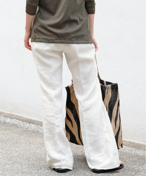 AP STUDIO(エーピーストゥディオ)の「SCENTOF リネンパンツ(ホワイト)(スラックス・レディース・ホワイト・34/36/38/40)」の2枚目の写真