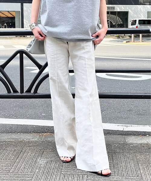 AP STUDIO(エーピーストゥディオ)の「SCENTOF リネンパンツ(ホワイト)(スラックス・レディース・ホワイト・34/36/38/40)」の6枚目の写真