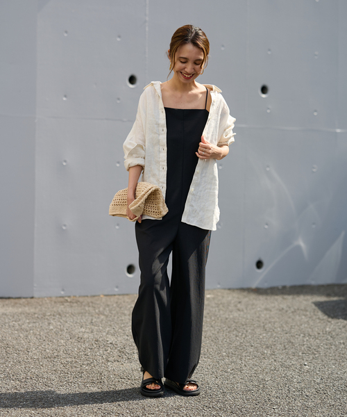 FRAMeWORK（フレームワーク）の「BLACK オールインワン（つなぎ/オールインワン・レディース・ブラック・FREE）」の2枚目の写真