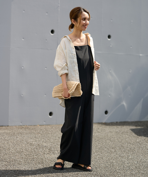 FRAMeWORK（フレームワーク）の「BLACK オールインワン（つなぎ/オールインワン・レディース・ブラック・FREE）」の3枚目の写真