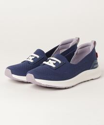 ABC SELECT エービーシーセレクト KNIT FRONT GORE スリッポン W1030 NAVY