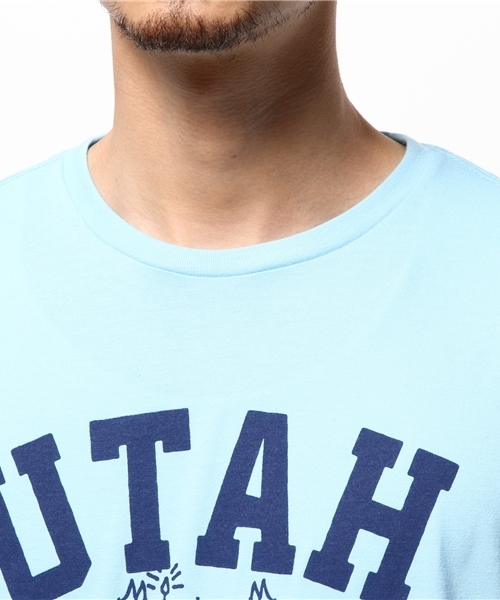 OUTLET(アウトレット)の「【CIAOPANIC TYPY】UTAHプリントTee(Tシャツ/カットソー・メンズ・ホワイト/グレー/サックスブルー・MEDIUM/SMALL/LARGE)」の6枚目の写真