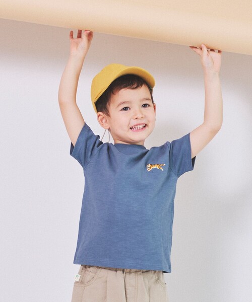 BEAMS mini（ビームスミニ）の「BEAMS mini / アニマル ヒップ Tシャツ (90～150cm)（Tシャツ/カットソー・キッズ・ブルー系その他3/オフホワイト/オレンジ系その他3・90/100/110/120/130/140/150）」の16枚目の写真