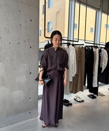 Chaos(カオス)/リベールサテンロングスカート