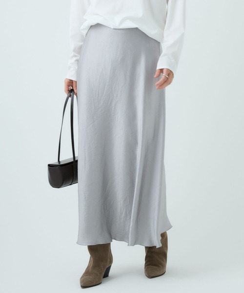 CHAOS リベールサテンロングスカート Chaos(カオス)/リベールサテンロングスカート（スカート