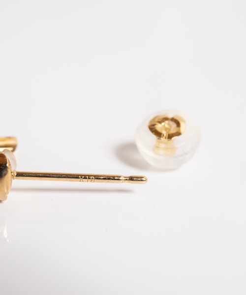 Ops.(オプス)の「三日月 ピアス レディース ハーフムーン 18K 金属アレルギー対応【LUZON ルゾン】(ピアス(両耳用)・レディース・イエローゴールド・ONE SIZE)」の14枚目の写真