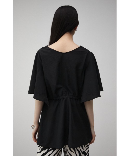 AZUL by moussy(アズールバイマウジー)の「FLARE SLEEVE PEPLUM BLOUSE/フレアスリーブペプラムブラウス(Tシャツ/カットソー・レディース・オレンジ/ホワイト/ブラック・MEDIUM/SMALL)」の18枚目の写真