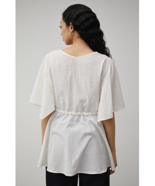 セール】FLARE SLEEVE PEPLUM BLOUSE/フレアスリーブペプラム