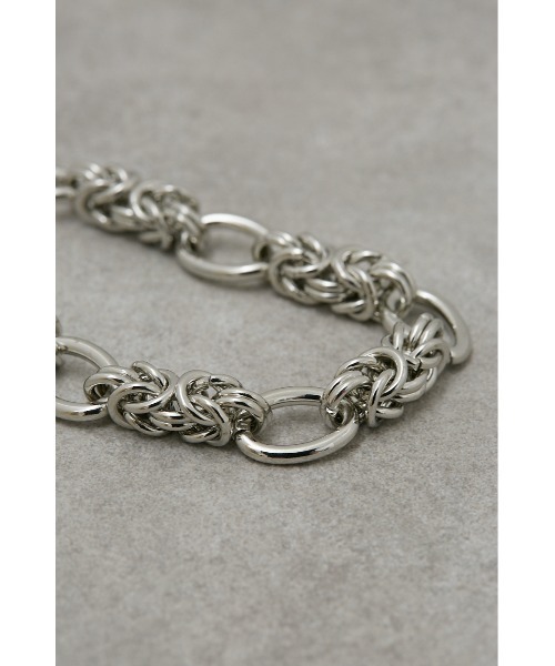 AZUL by moussy（アズールバイマウジー）の「MIXED CHAIN BRACELET/ミックスチェーンブレスレット（ブレスレット・レディース・シルバー/ゴールド系その他・FREE）」の4枚目の写真
