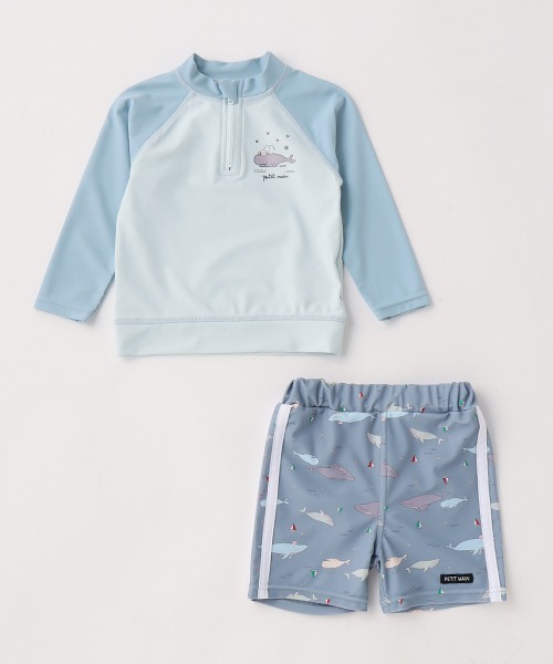 petit main(プティマイン)の「boys セットアップ水着【SWIM】(水着・キッズ・ライトブルー/ライトグリーン・80cm/90cm/100cm/110cm)」の18枚目の写真