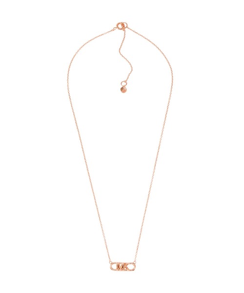 【MICHAEL KORS】ユニセックス アスターリンク ネックレス Michael Kors Rhodium-Plated Brass Astor Link Unisex Chain