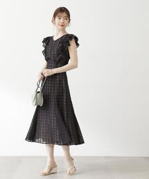 PROPORTION BODY DRESSING | モノトーンシアーチェックフレアスカート / 1213220601(スカート)