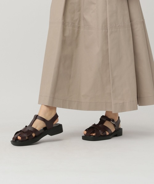 saloon（サルーン）の「SALOON(サルーン)/グルカサンダル（サンダル・レディース・ブラウン/ブラック/オフホワイト・MEDIUM/LARGE/SMALL）」の11枚目の写真