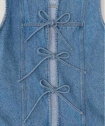 MAISON SPECIAL（メゾンスペシャル）の「Ribbon Denim Vest