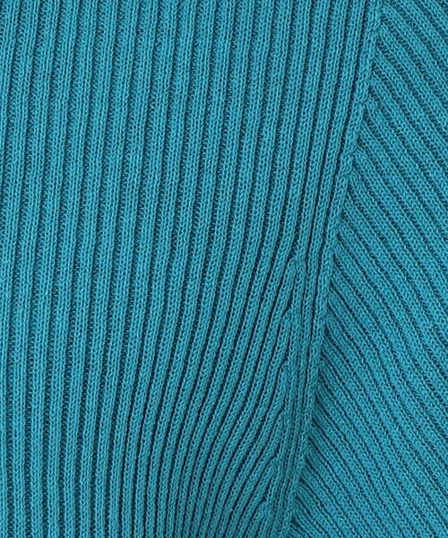 INDIVI(インディヴィ)の「◆【洗える/日本製】リネン混ニットトップス(ニット/セーター・レディース・ブルー/ブラック/ライトグレー/ダークブラウン・05/38)」の6枚目の写真