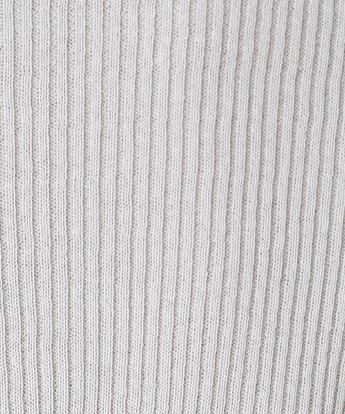 INDIVI(インディヴィ)の「◆【洗える/日本製】リネン混ニットトップス(ニット/セーター・レディース・ブルー/ブラック/ライトグレー/ダークブラウン・05/38)」の9枚目の写真